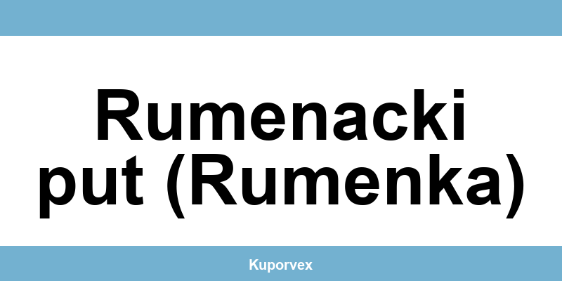 Enmon keramika Rumenacki put (Rumenka) - radno vreme